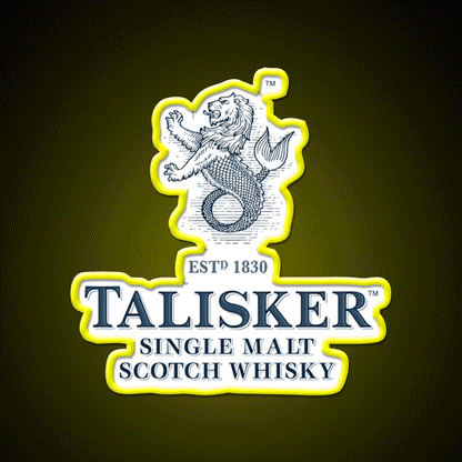 Talisker Drinks Whiskey Drink Bar Led Neon Sign Rgb Color