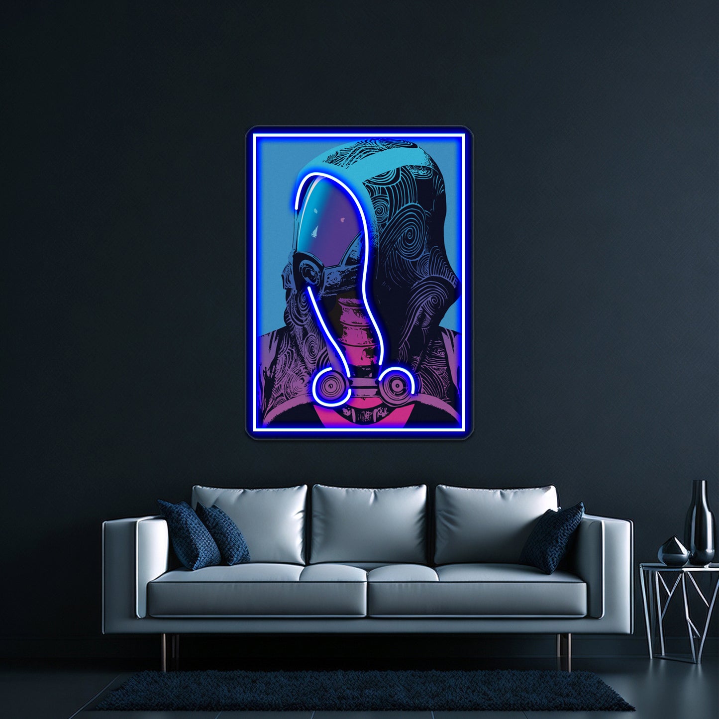 Talizorah From Mass Effect Pop Art Inspired Artwork Neon Signs For Sale