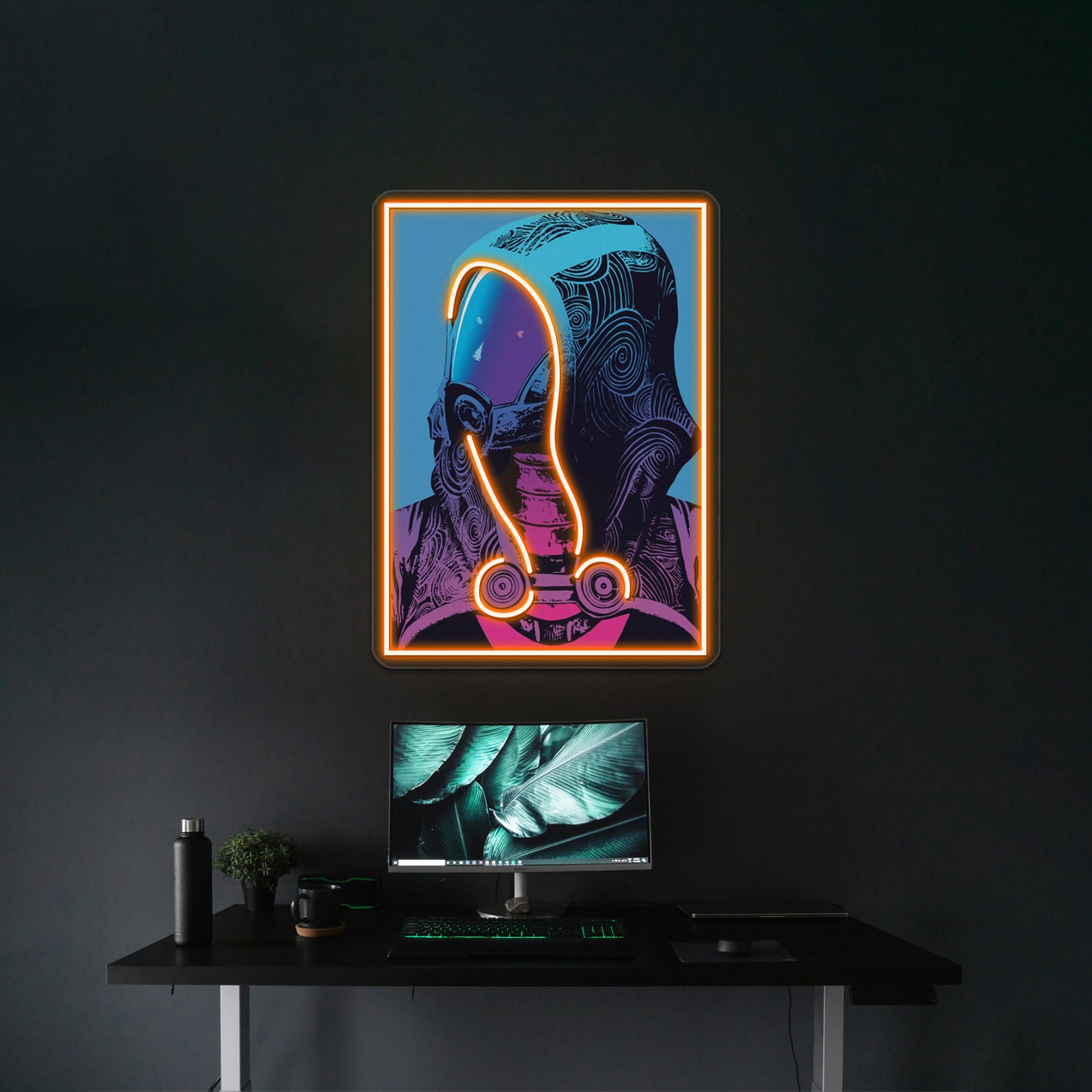 Talizorah From Mass Effect Pop Art Inspired Artwork Neon Signs For Sale