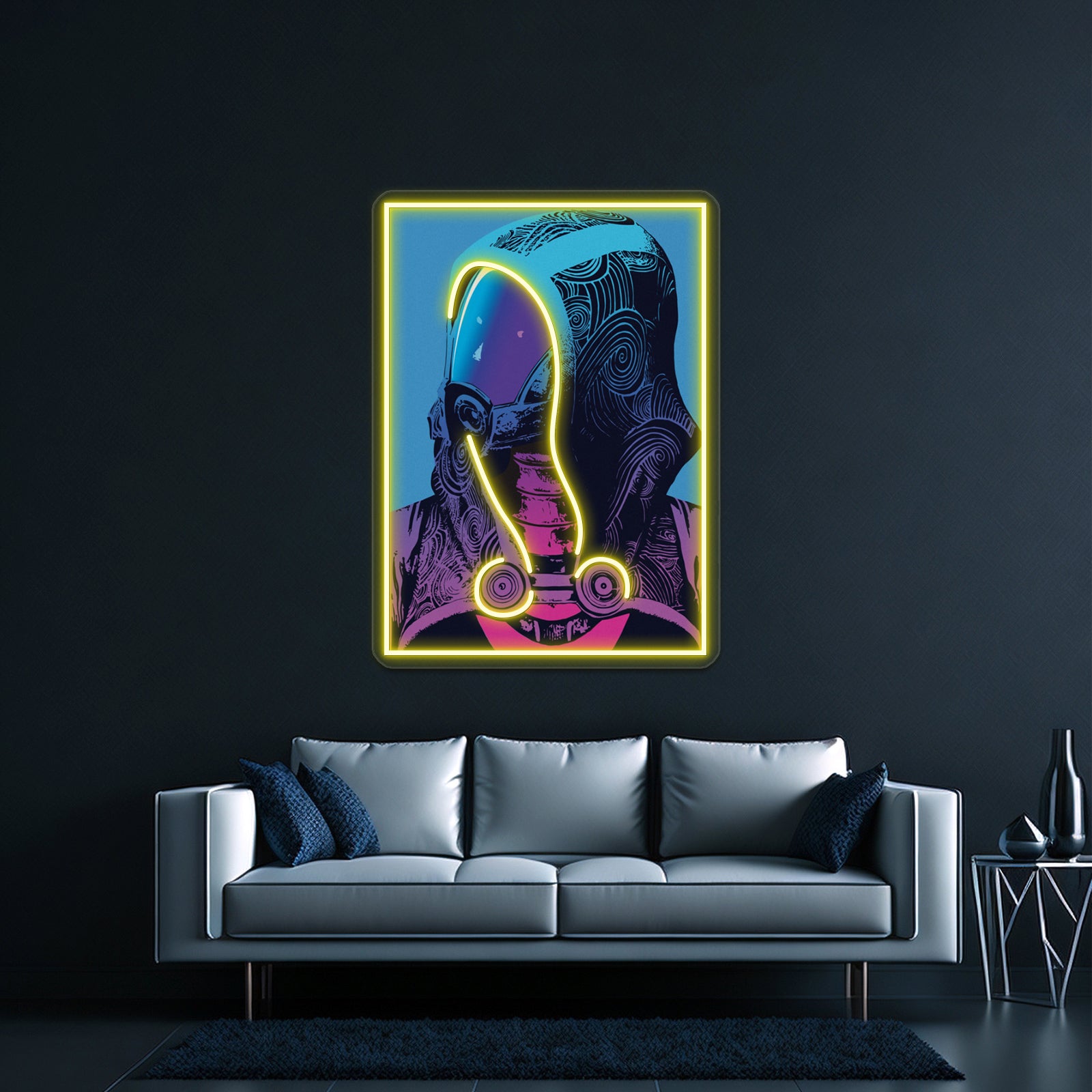 Talizorah From Mass Effect Pop Art Inspired Artwork Neon Signs For Sale | Shineneon