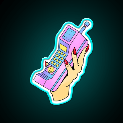 Talk 2 Me Nail Salon Led Neon Sign Rgb Color - Shineneon
