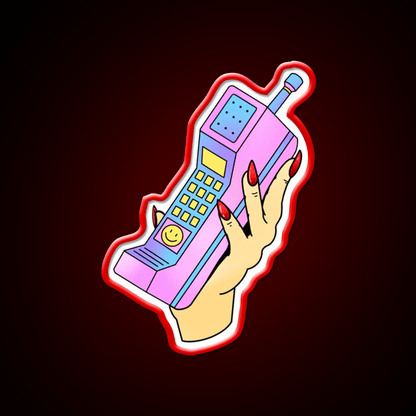 Talk 2 Me Nail Salon Led Neon Sign Rgb Color - Shineneon