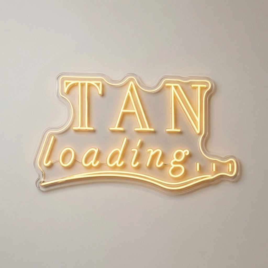 Tan Loading Business LED Neon Sign - 01 Original Product Image