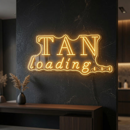 Tan Loading Business LED Neon Sign - 02 High-Converting Product Image