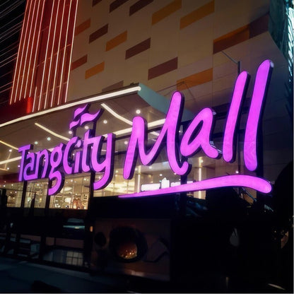 Tangcity Mall 3D Frontlit Channel Letters Led Light Sign - Shineneon