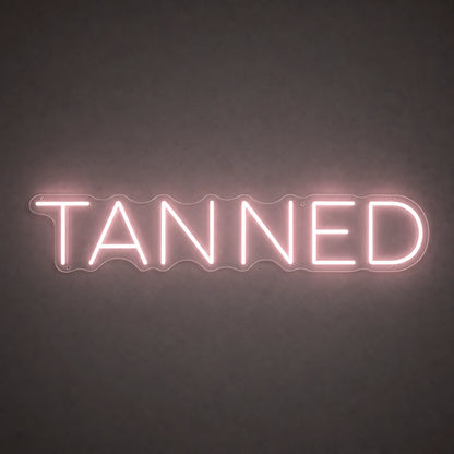 Tanned LED Neon Sign Garage Man Cave Neon Sign main product image