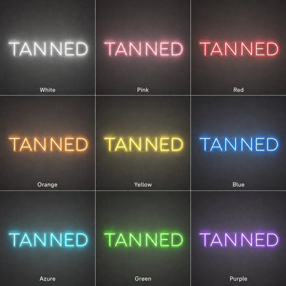 Tanned LED Neon Sign Garage Man Cave Neon Sign - Shineneon