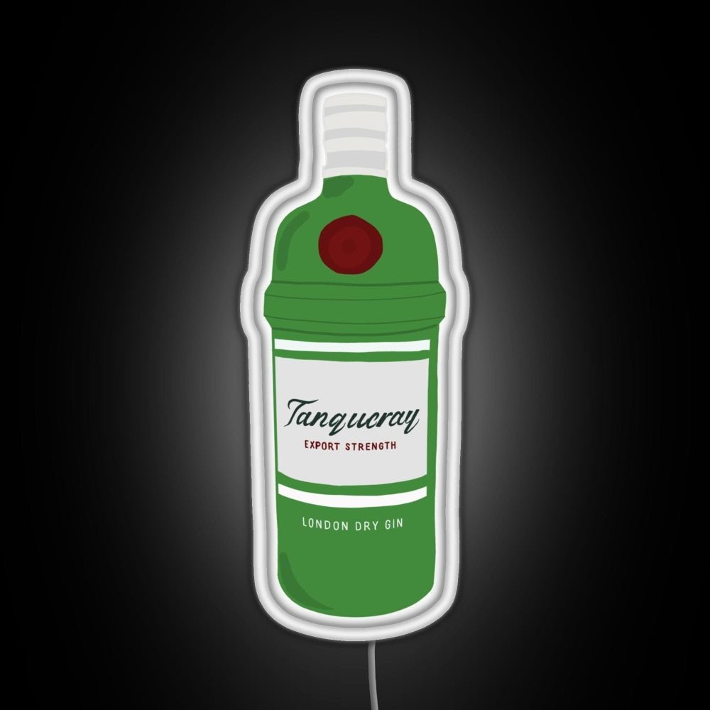 Tanqueray Gin Bottle Rgb Led Neon Sign Pop Wall Art - Shineneon