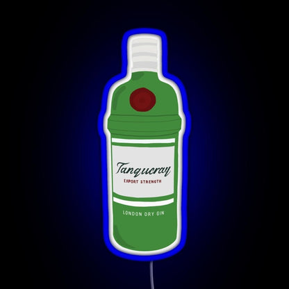Tanqueray Gin Bottle Rgb Led Neon Sign Pop Wall Art - Shineneon