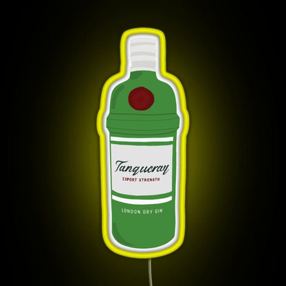 Tanqueray Gin Bottle Rgb Led Neon Sign Pop Wall Art - Shineneon