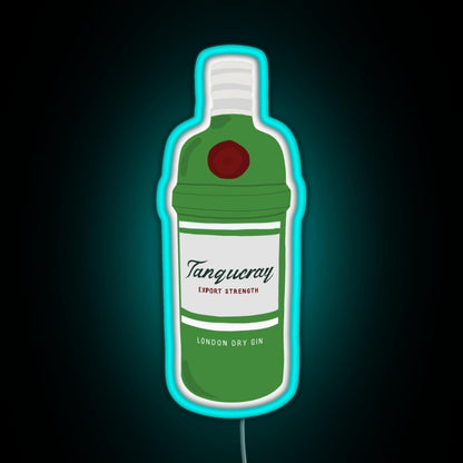Tanqueray Gin Bottle Rgb Led Neon Sign Pop Wall Art - Shineneon