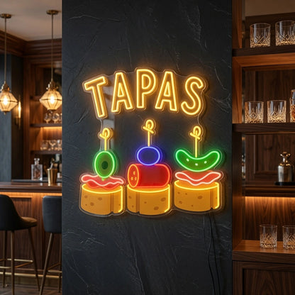 Tapas Wall Decor LED Neon Sign - 02 High-Converting Product Image