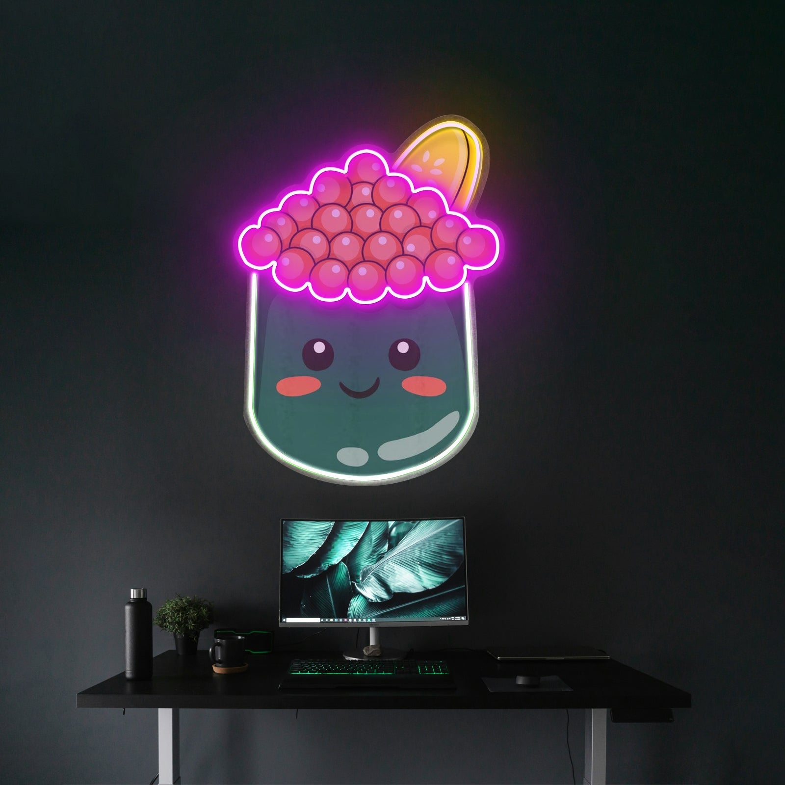 Tapioca Pearl Neon Acrylic Artwork - Shineneon