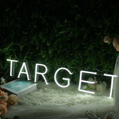 Tarrget White Led Neon Sign - Shineneon