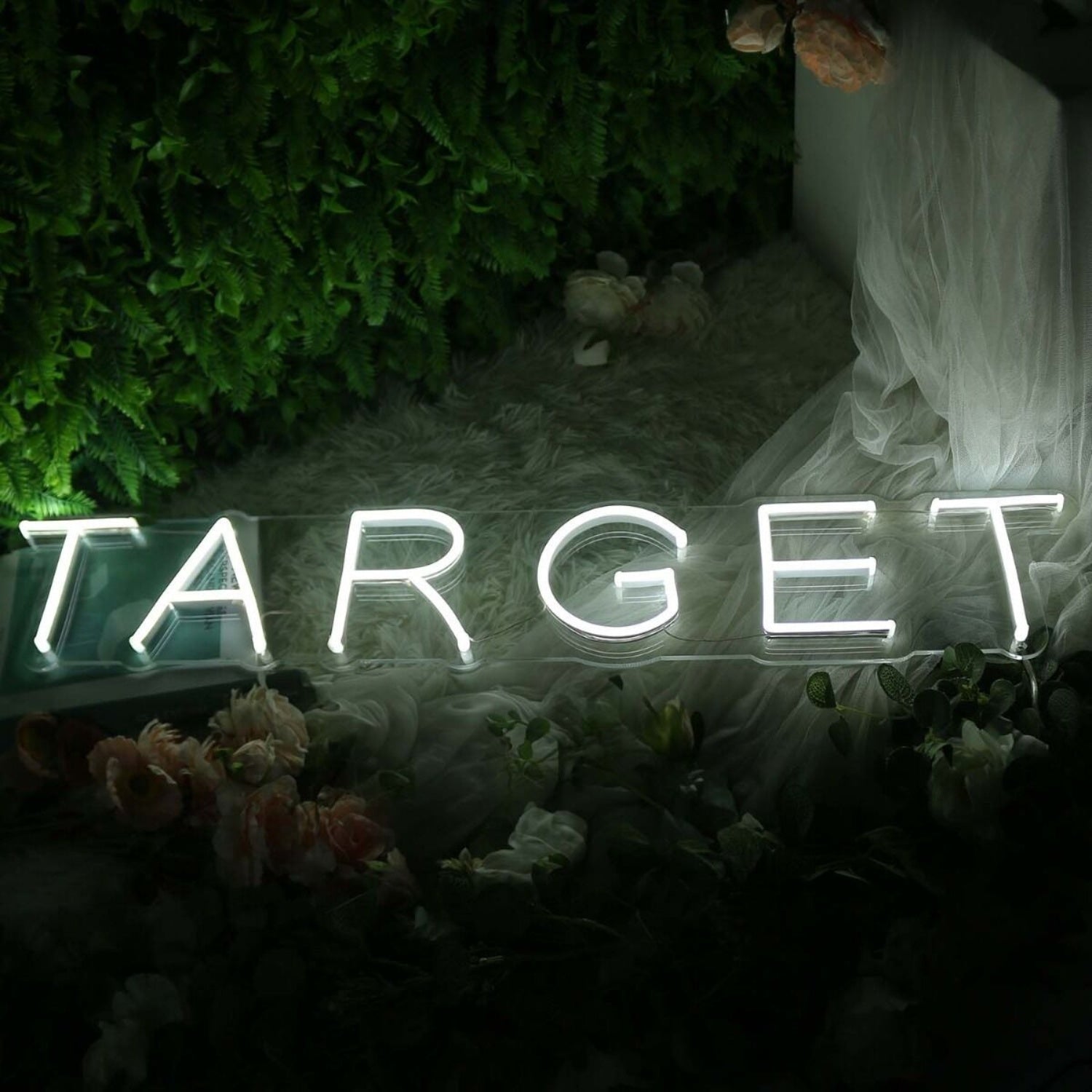 Tarrget White Led Neon Sign - Shineneon