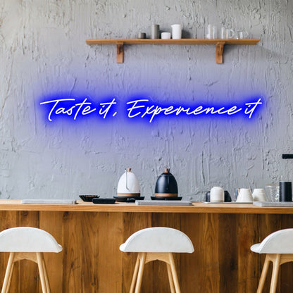 Taste It Experience Neon Sparking Culinary Curiosity | Shineneon