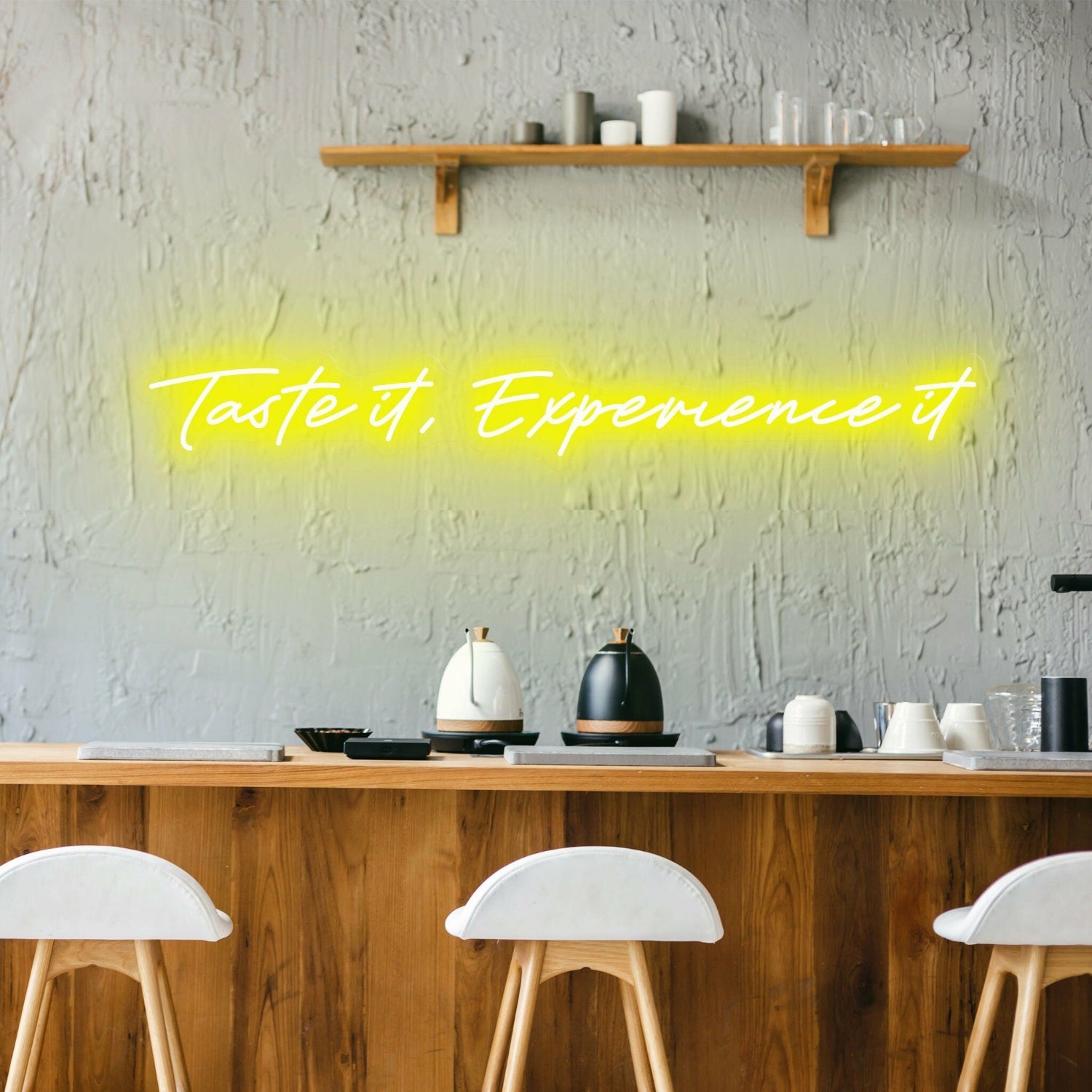 Taste It Experience Neon Sparking Culinary Curiosity | Shineneon