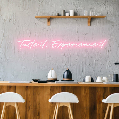 Taste It Experience Neon Sparking Culinary Curiosity | Shineneon
