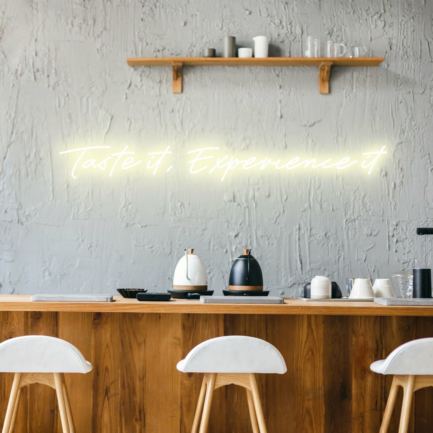 Taste It Experience Neon Sparking Culinary Curiosity | Shineneon