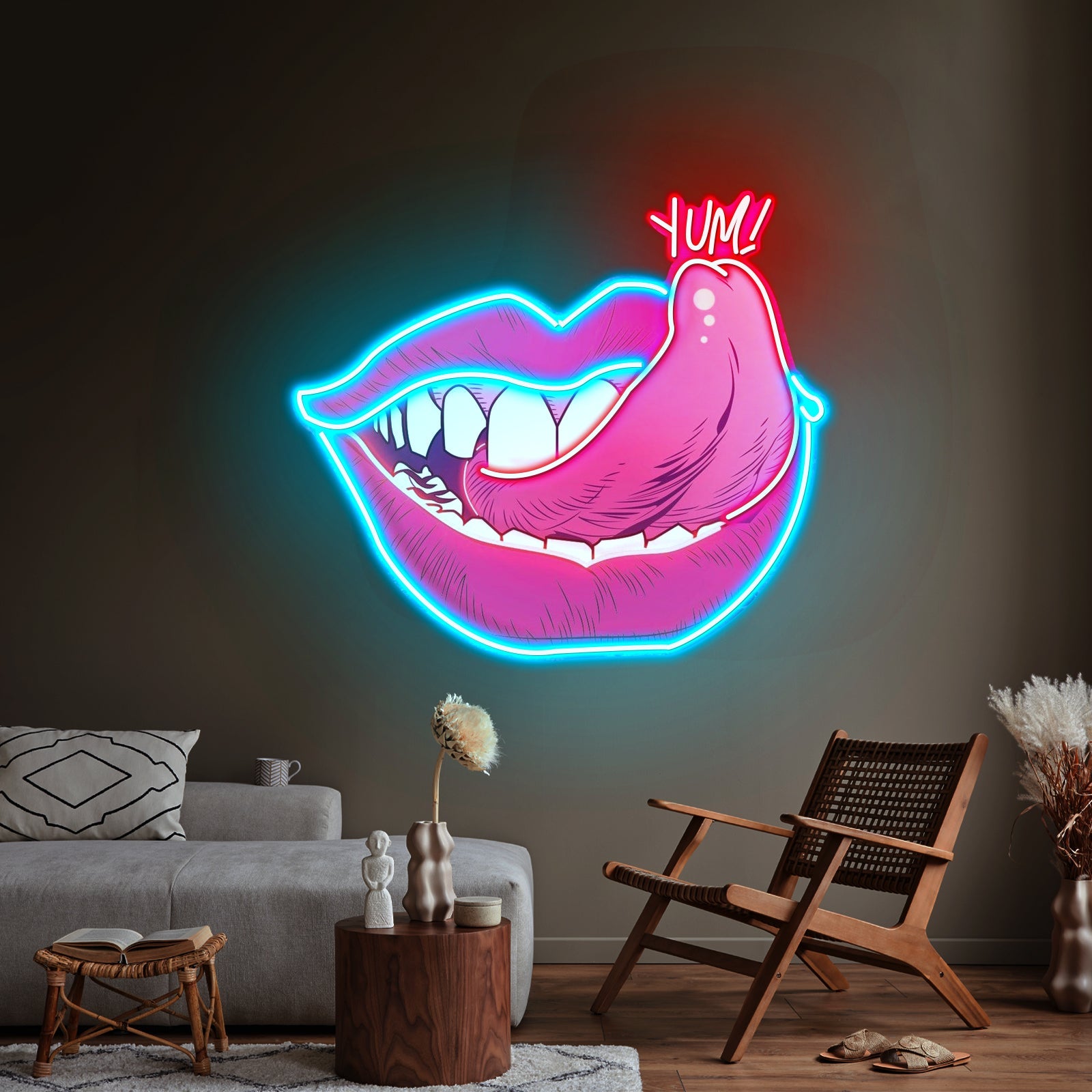 Taste Of Your Lips Custom Led Signs Artwork For Sale - Shineneon