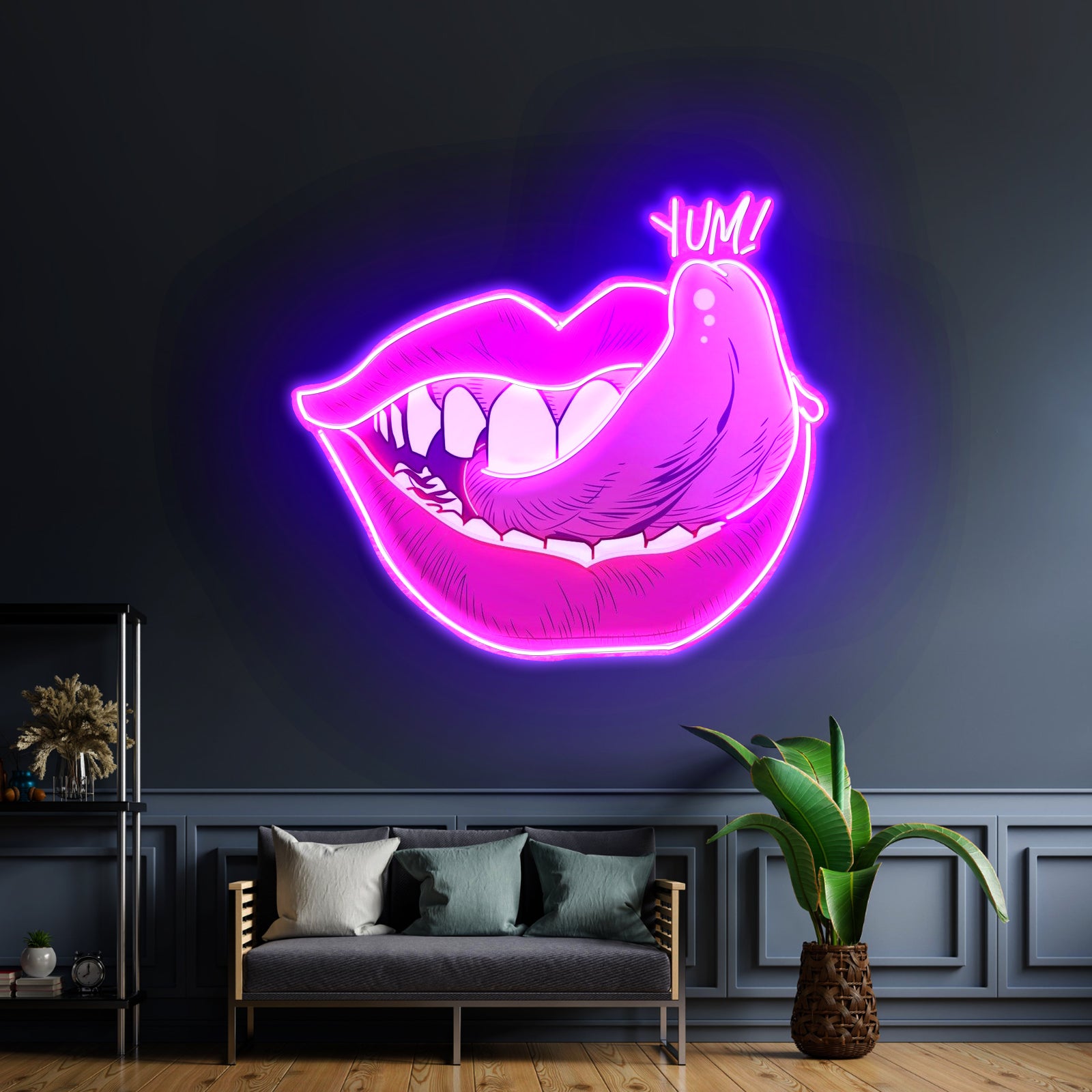 Taste Of Your Lips Custom Led Signs Artwork For Sale