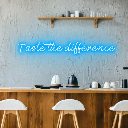 Taste The Difference Neon For Discerning Palates | Shineneon