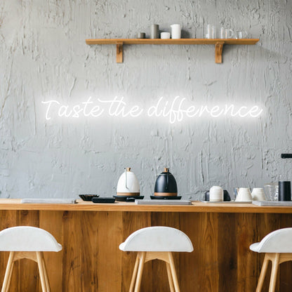 Taste The Difference Neon For Discerning Palates | Shineneon