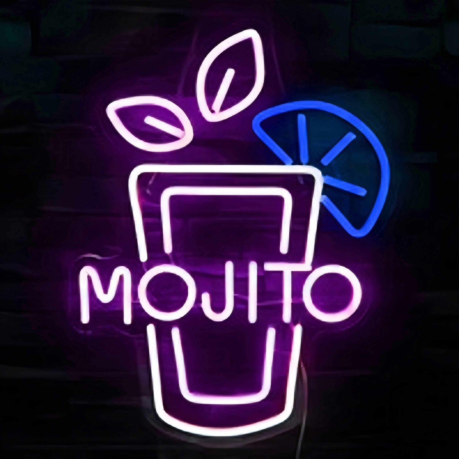 Tasty Bright Lemon Mojito Led Neon Sign | Shineneon
