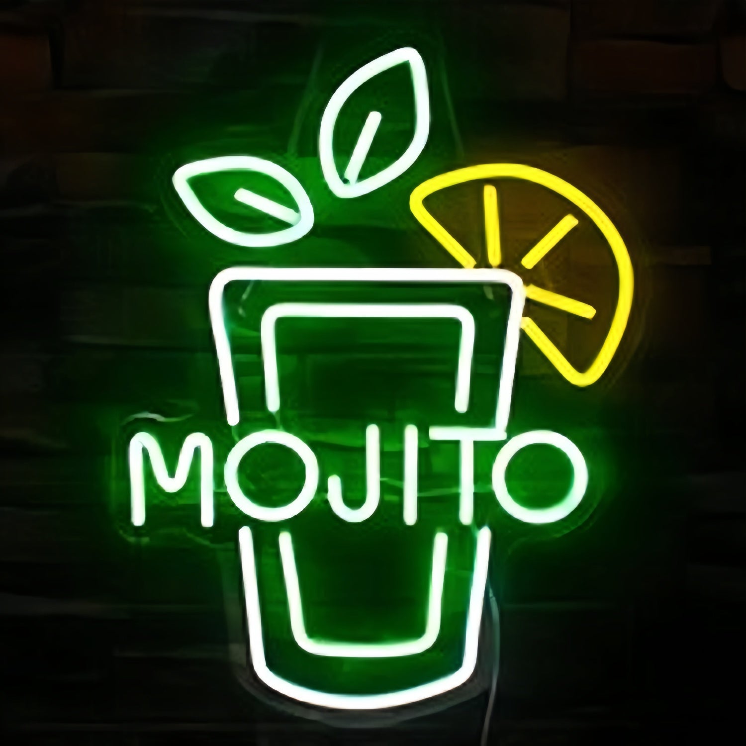 Tasty Bright Lemon Mojito Led Neon Sign | Shineneon