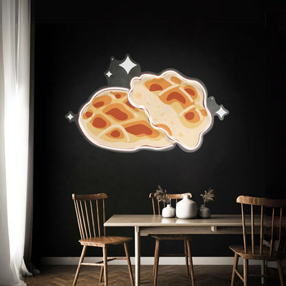 Tasty Waffle Breakfast Led Neon Sign Light Custom Led Signs - Shineneon