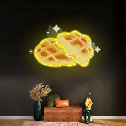 Tasty Waffle Breakfast Led Neon Sign Light Custom Led Signs