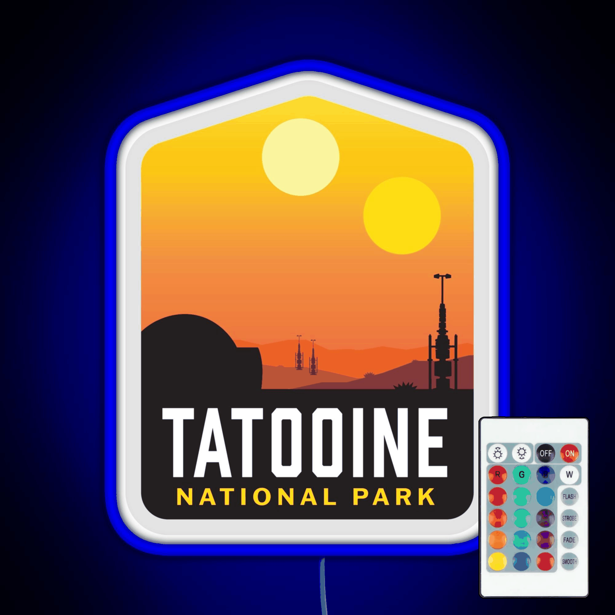 Tatooine National Park Rgb Led Neon Sign Pop Wall Art