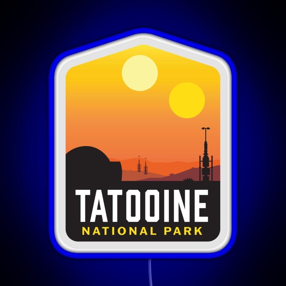 Tatooine National Park Rgb Led Neon Sign Pop Wall Art - Shineneon