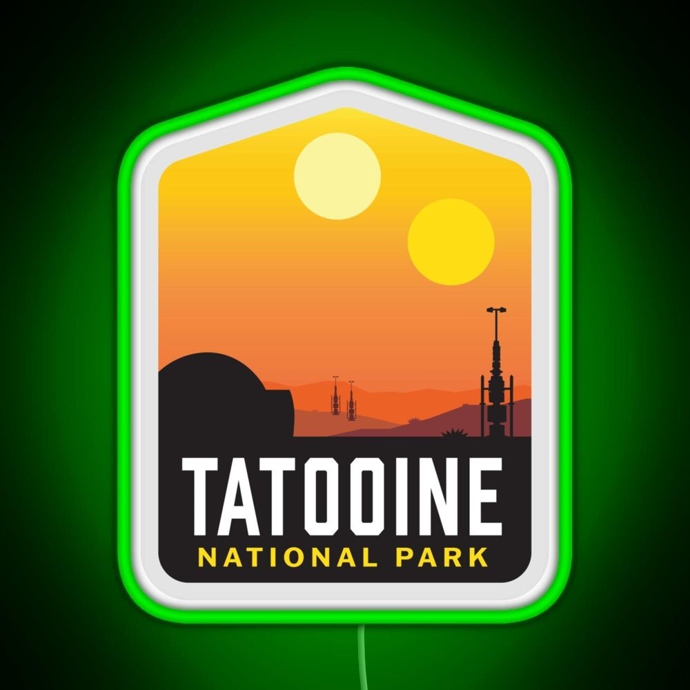 Tatooine National Park Rgb Led Neon Sign Pop Wall Art - Shineneon