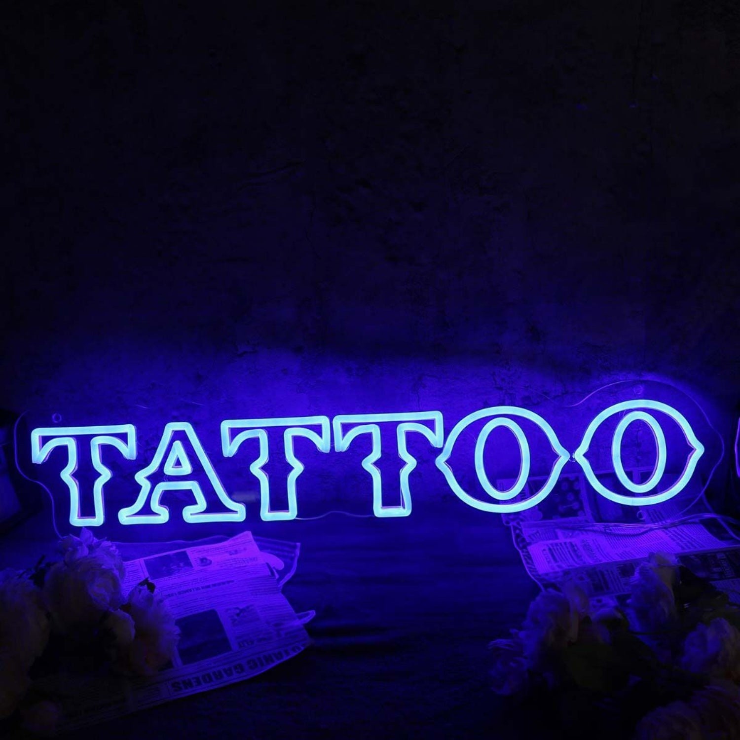 Tatto Blue Custom Led Neon Sign | Shineneon