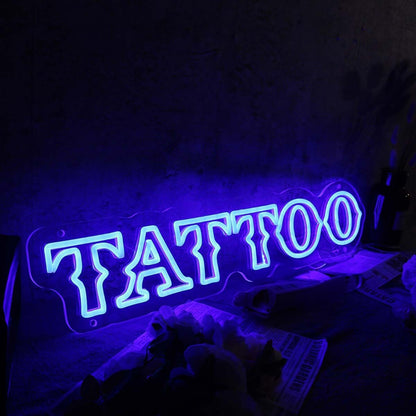 Tatto Blue Custom Led Neon Sign | Shineneon