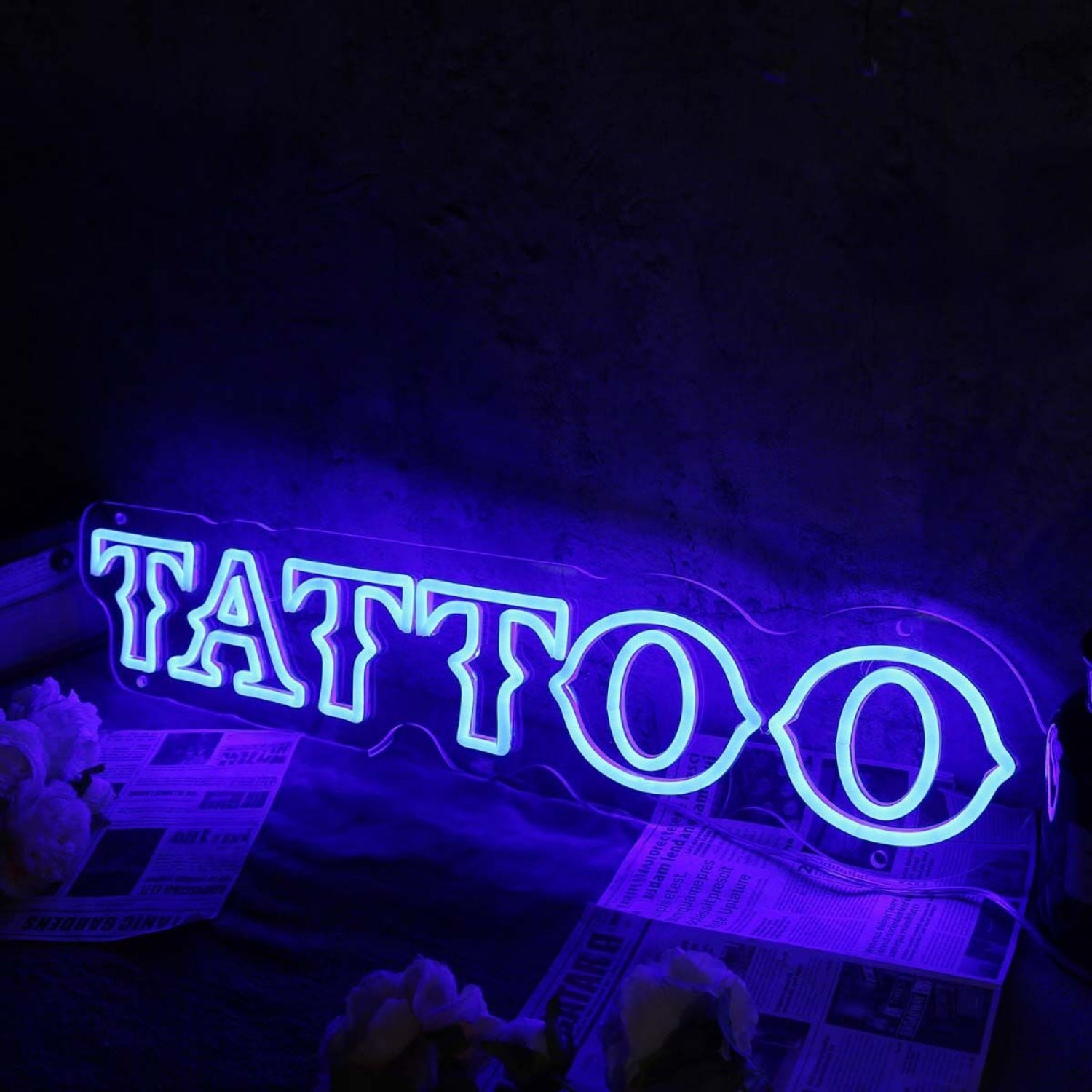 Tatto Blue Custom Led Neon Sign | Shineneon