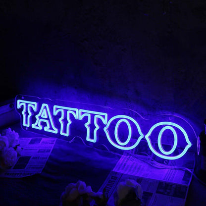 Tatto Blue Custom Led Neon Sign | Shineneon