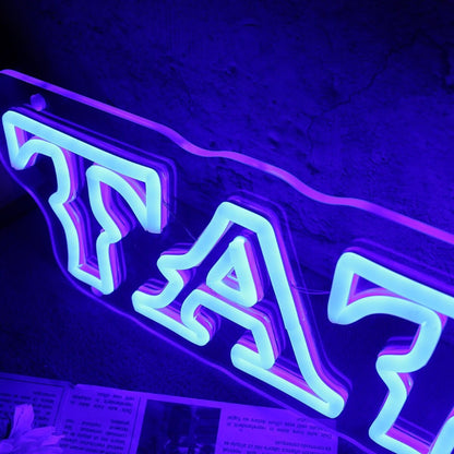Tatto Blue Custom Led Neon Sign | Shineneon