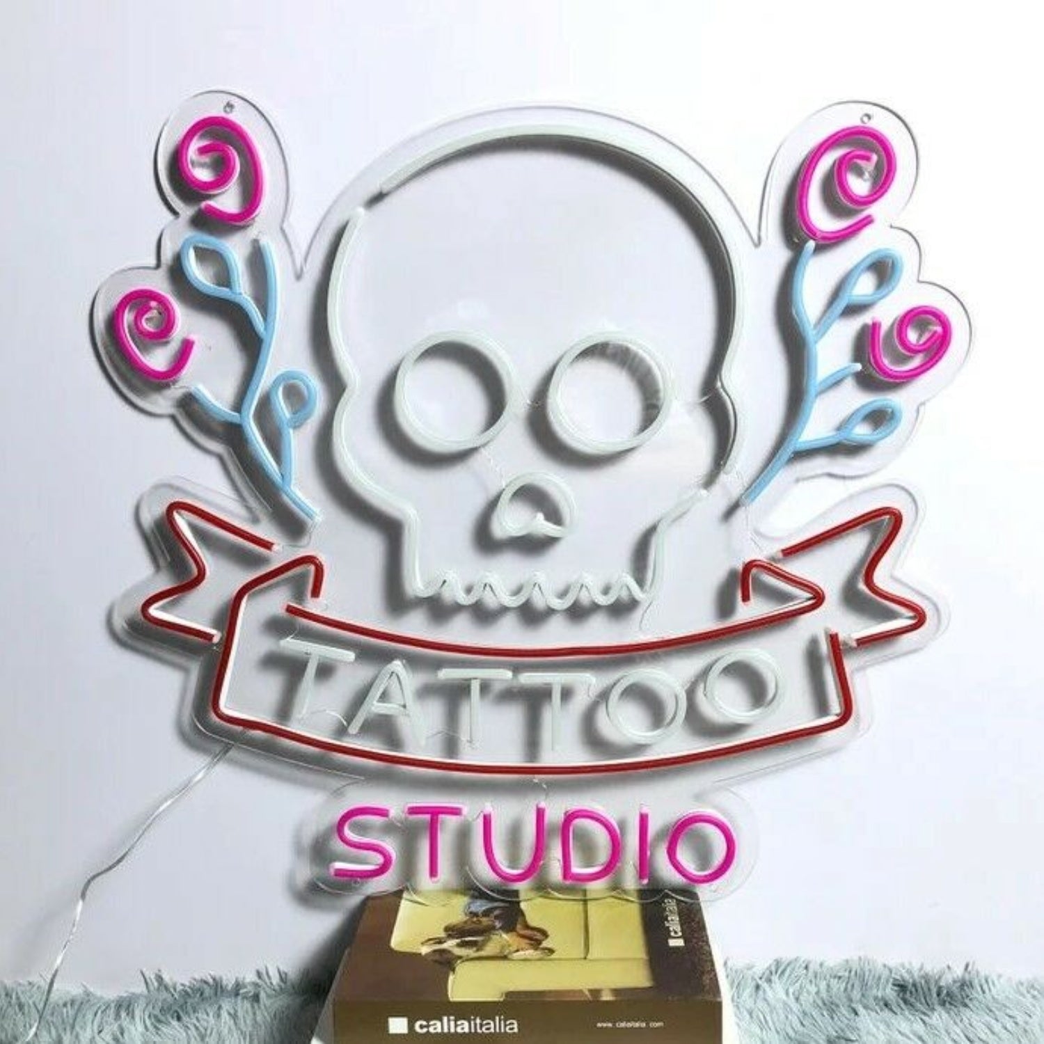 Tattoo And Skull Led Neon Sign For Tattoo Studios | Shineneon