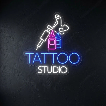 Tattoo Business LED Neon Sign - 01 Original Product Image