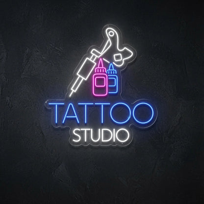 Tattoo Business LED Neon Sign - 02 High-Converting Product Image