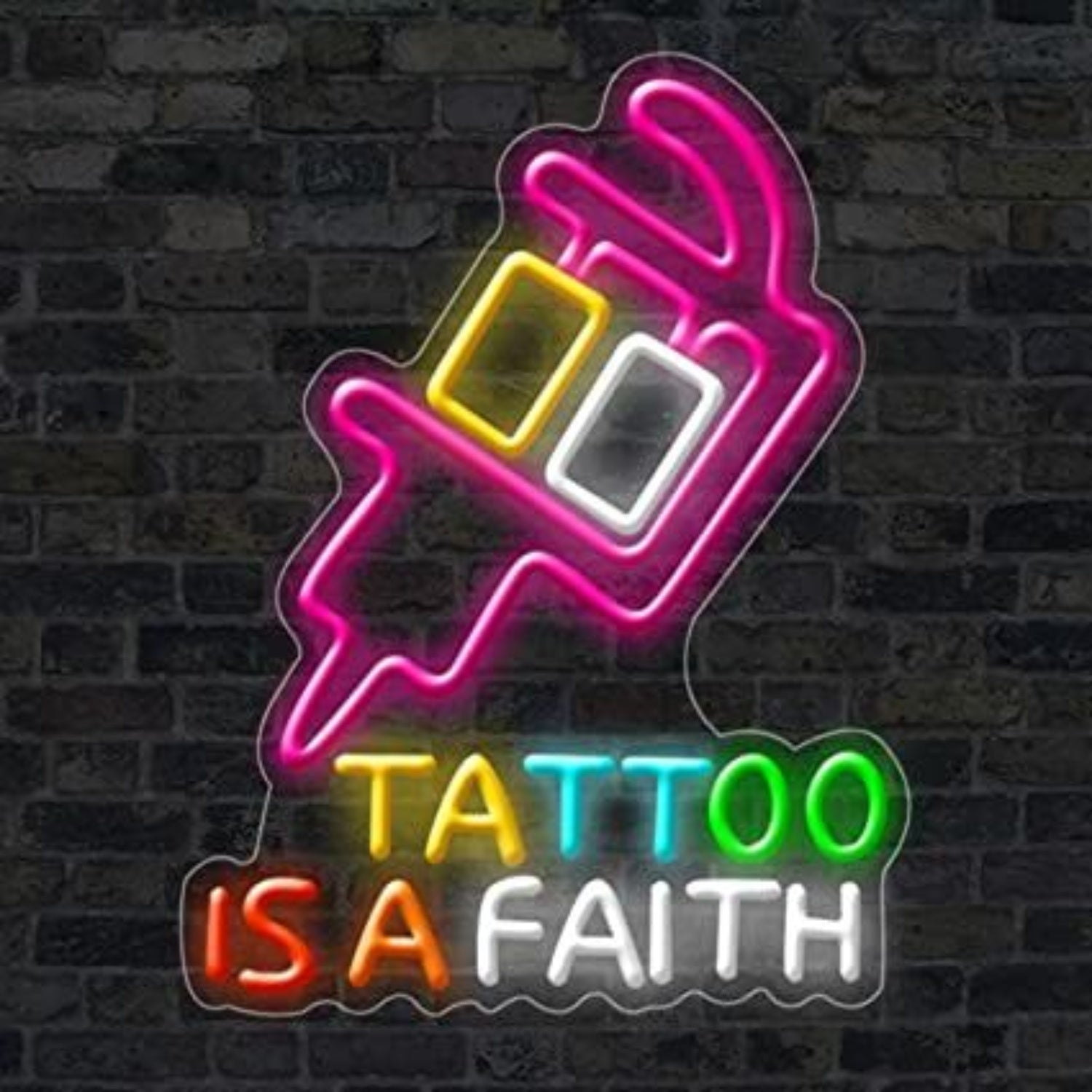 Tattoo Led Light Led Neon Sign With Remote Control For Business | Shineneon