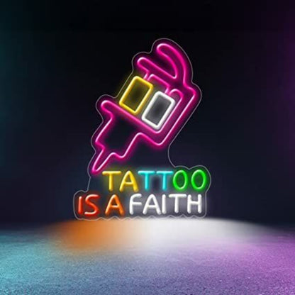 Tattoo Led Light Led Neon Sign With Remote Control For Business | Shineneon