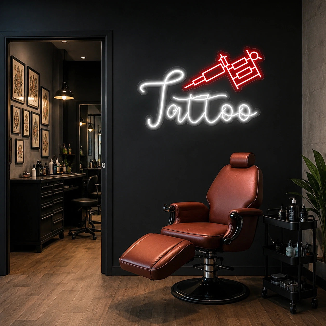 Tattoo LED Neon Sign - 04 Size Image