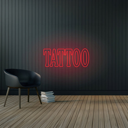 Tattoo Led Neon Sign Wall Decor Bar Neon Sign