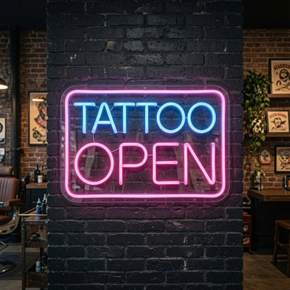 Tattoo Open LED Neon Sign - Shineneon