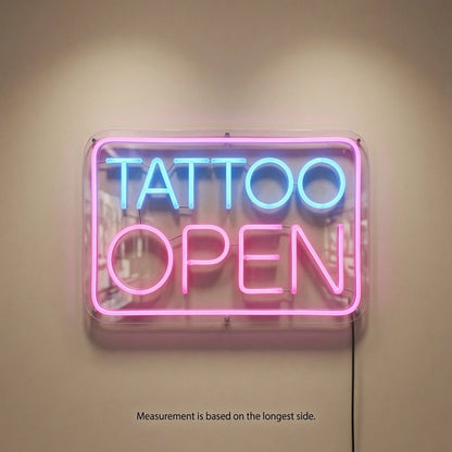 Tattoo Open LED Neon Sign - Shineneon