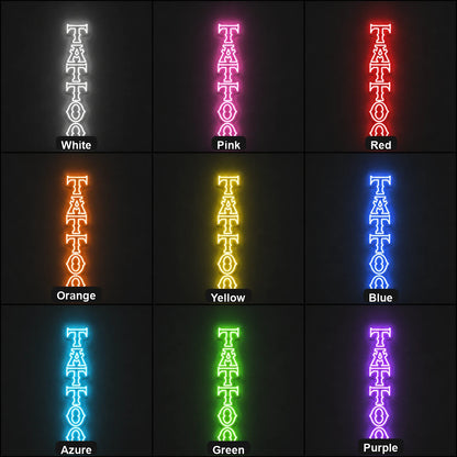 Tattoo Shop LED Neon Sign Garage Man Cave Neon Sign color grid