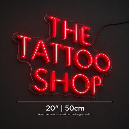 Tattoo Shop Wall Neon Sign LED Neon Sign size image